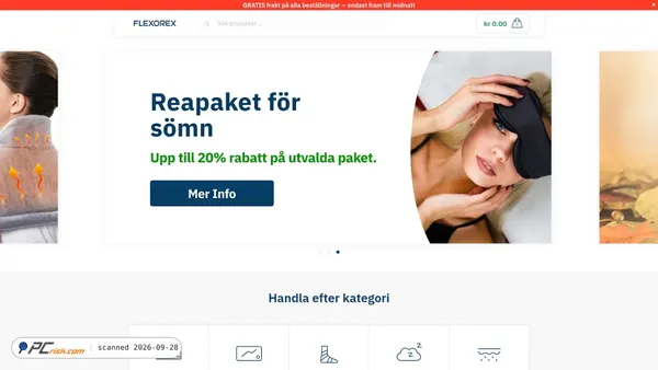 Captura de flexorex.se