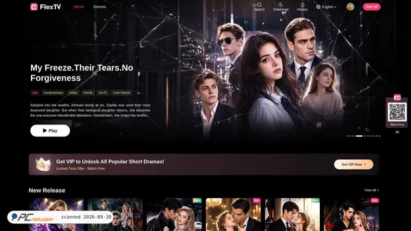 Screenshot di flextv.cc
