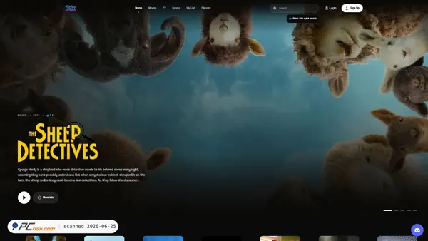 flickystream.ru screenshot