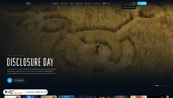 flickystream.ru screenshot