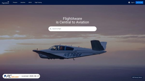 flightaware.com screenshot