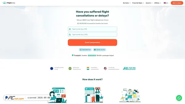 flighthelp.eu Screenshot