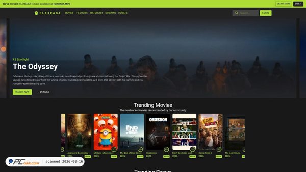 flixbaba.is screenshot
