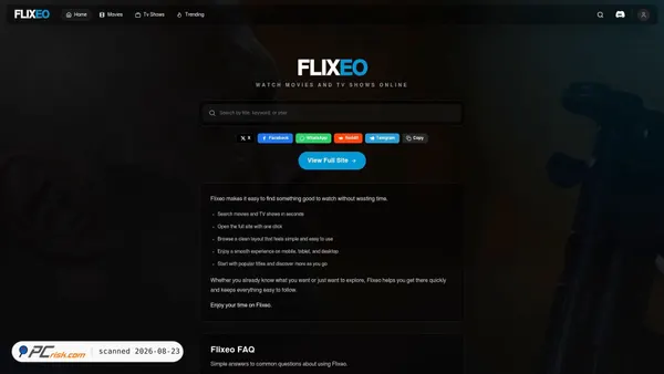 flixeo.tv screenshot