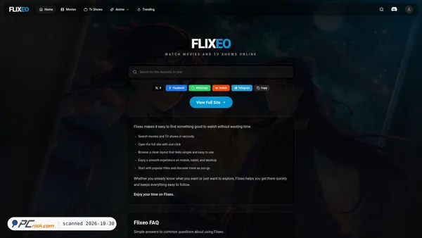 flixeo.tv Screenshot
