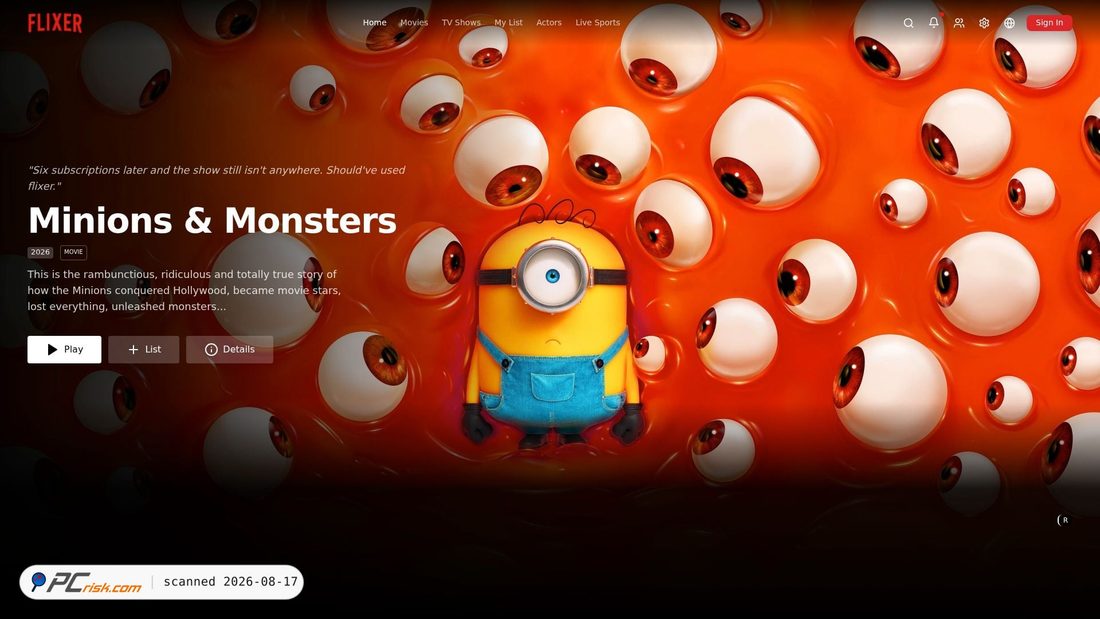 Screenshot of flixer.gd