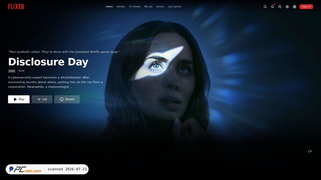 Screenshot of flixer.su