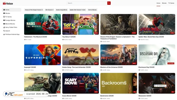 flixgaze.com screenshot