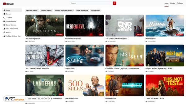 flixgaze.com screenshot