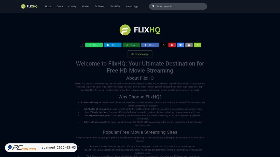 Captura de pantalla de flixhq-li.cyou