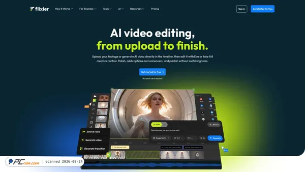 flixier.com screenshot