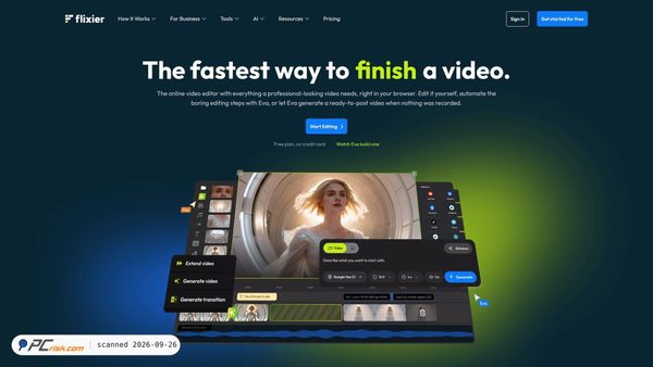 flixier.com screenshot