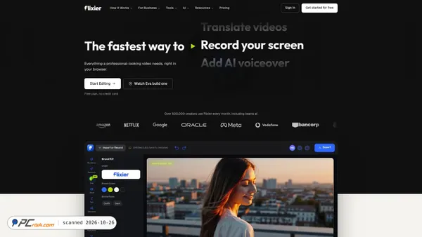 flixier.com Screenshot