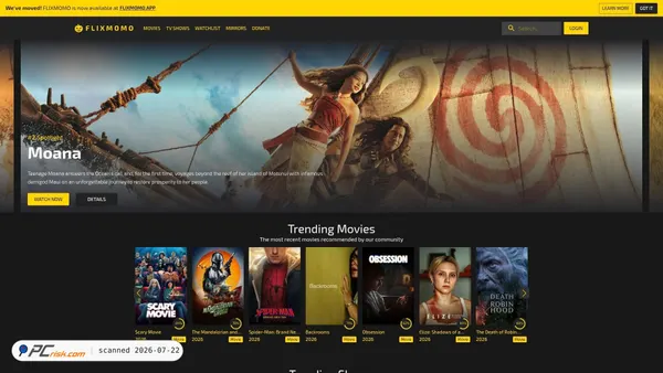 flixmomo.app screenshot
