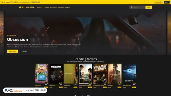 flixmomo.tv screenshot