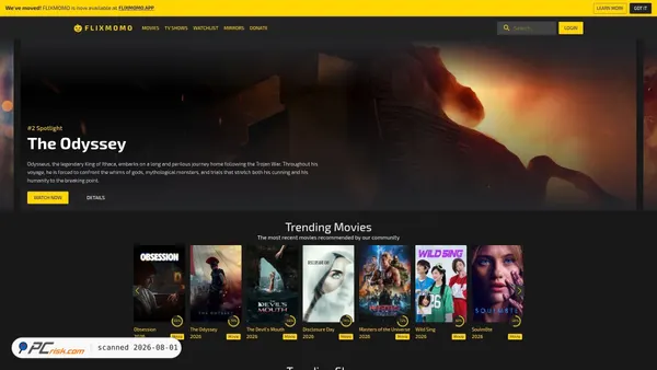 flixmomo.tv screenshot