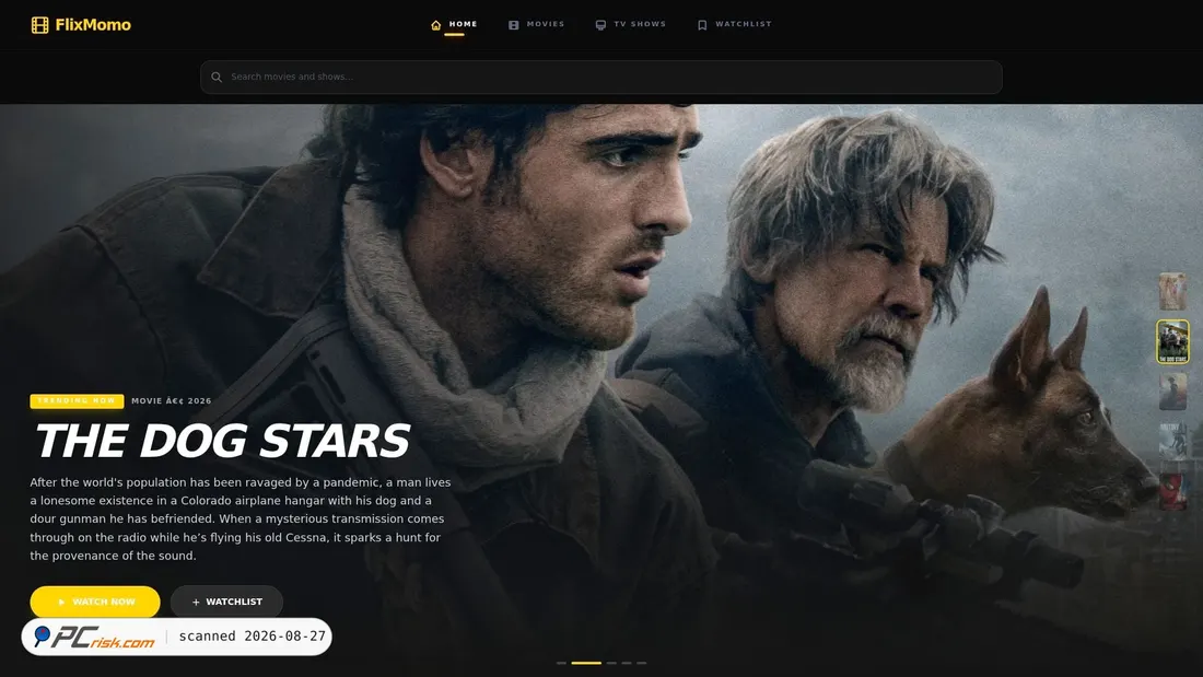 Screenshot di flixmomo.us