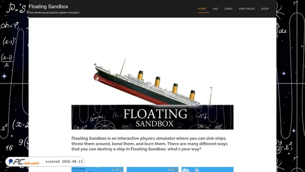 floatingsandbox.com screenshot