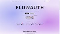 Screenshot van flowauth.net