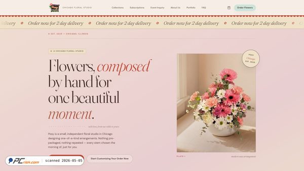 flowersbyposy.com screenshot