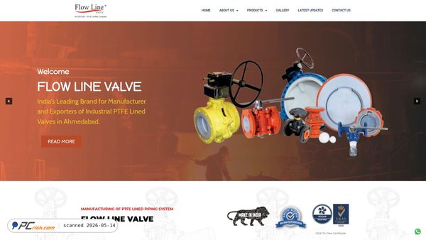 flowlinevalve.com screenshot