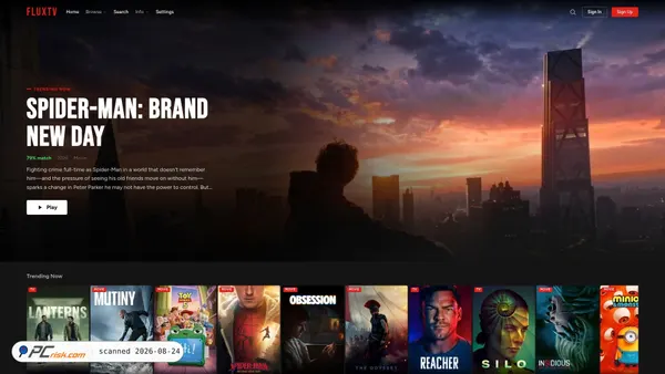 fluxtv.cc screenshot
