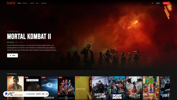 fluxtv.qzz.io screenshot