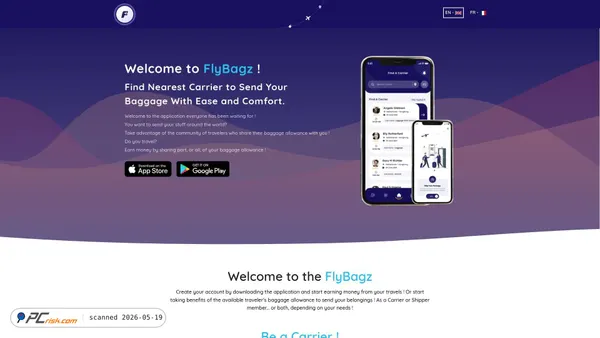 flybagz.com screenshot
