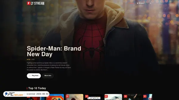 flystream.net screenshot