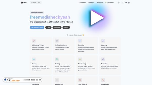 Screenshot di fmhy.net