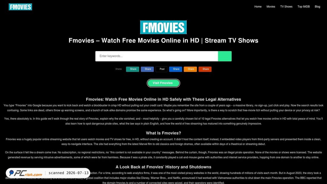 Screenshot of fmovies.life