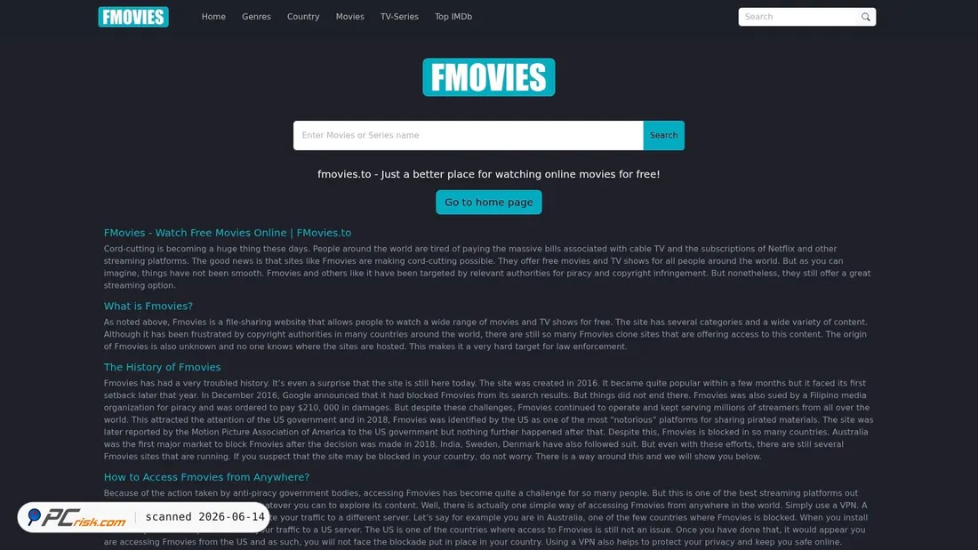 Screenshot of fmoviess.org