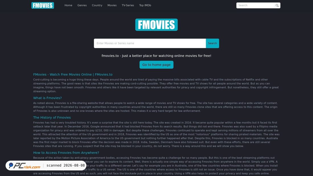 Screenshot von fmoviess.org