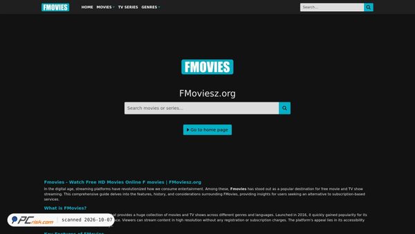 Captura de fmoviesz24.org