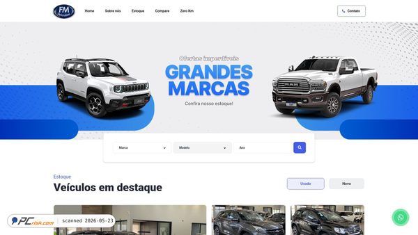 fmveiculos.com screenshot
