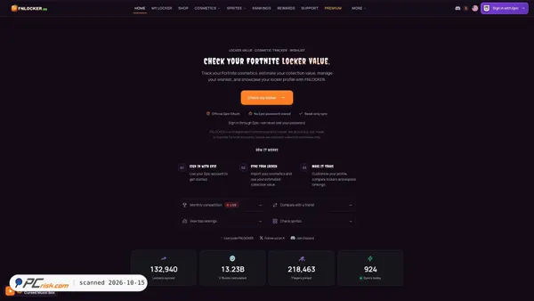 fnlocker.gg Screenshot