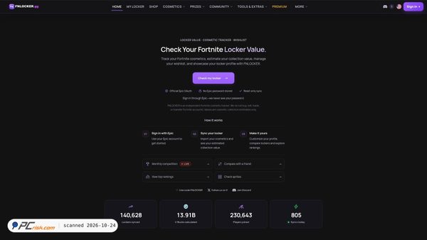 Screenshot di fnlocker.gg