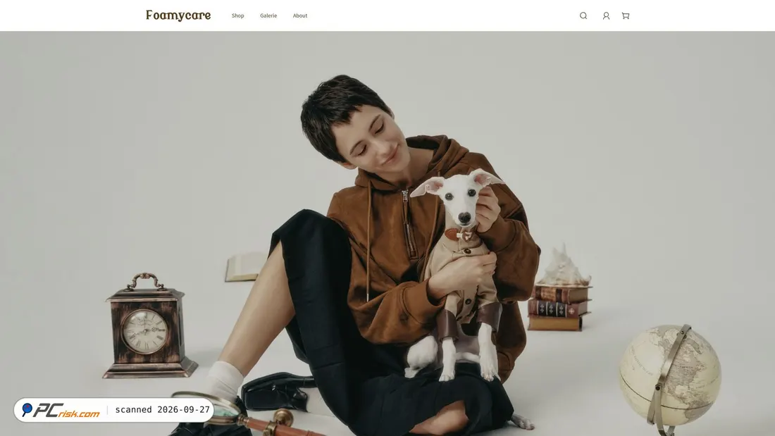 Captura de ecrã de foamycare.com