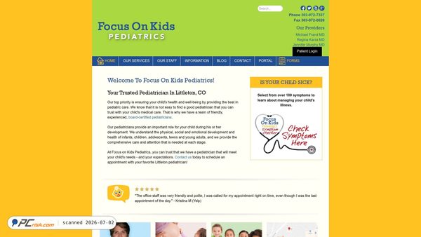 focusonkidspeds.com screenshot