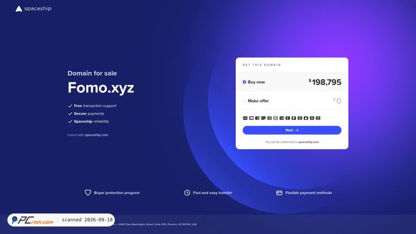 fomo.xyz screenshot