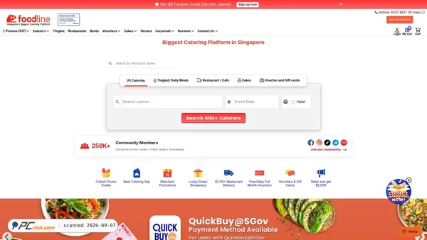 foodline.sg screenshot
