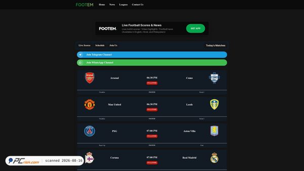 footem.co.in screenshot