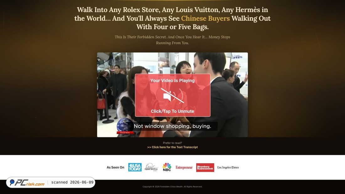 Screenshot di forbiddenchinawealth.com