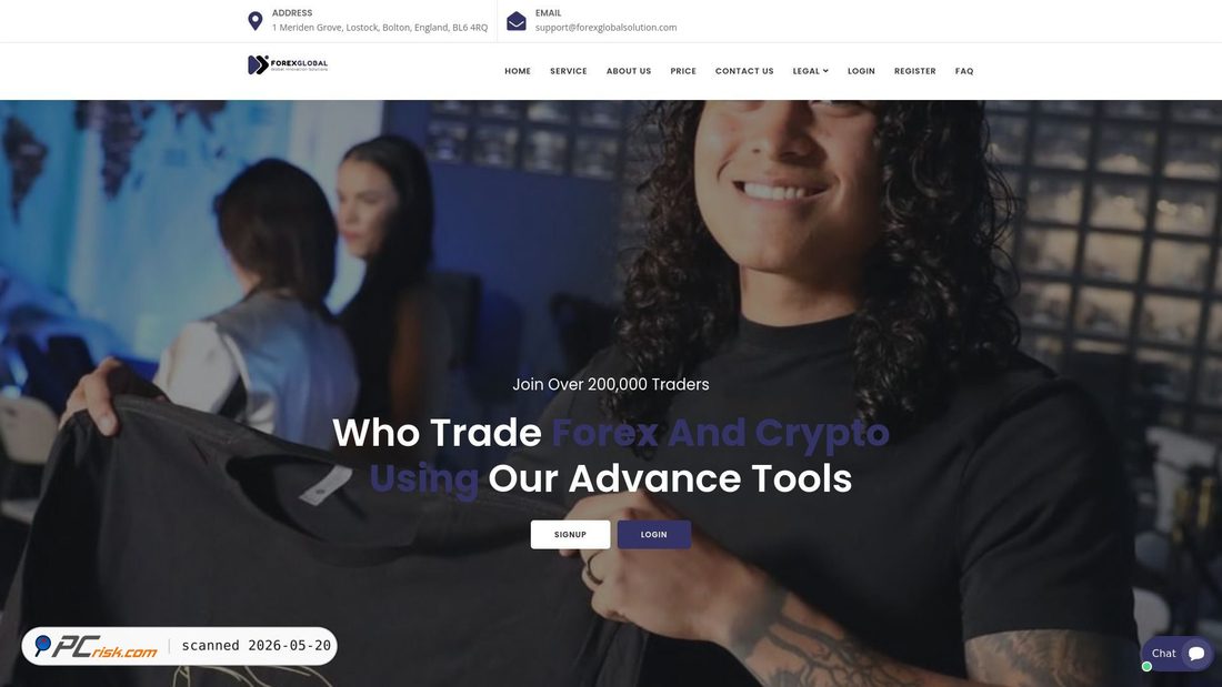 Screenshot of forexglobalsolution.com
