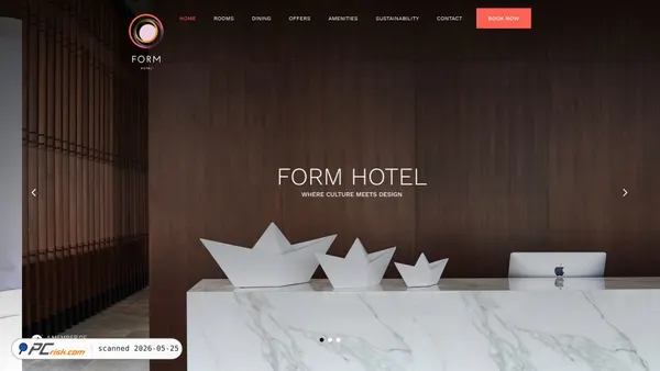 form-hotel.com screenshot