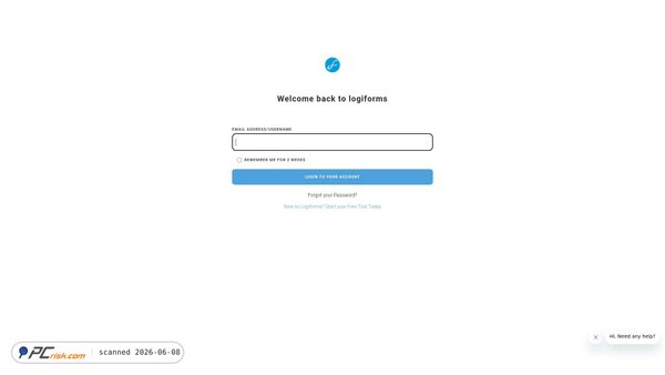 forms.logiforms.com screenshot