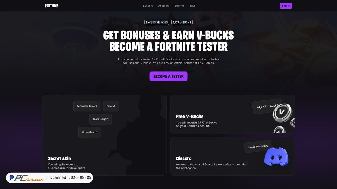 Screenshot of fortcheck.club