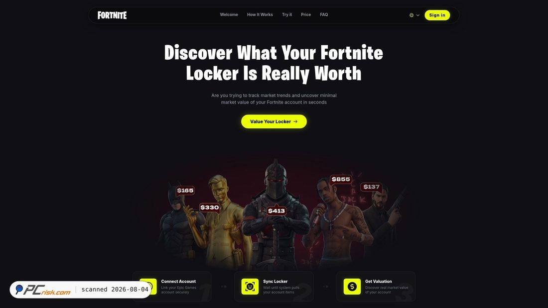 Screenshot of fortnate.vu