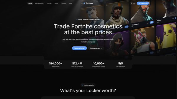 fortntop.cc Screenshot