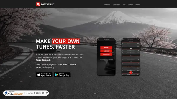 forzatune.com screenshot